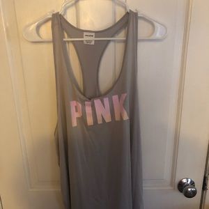 Womens Victoria Secret Pink Tank Top